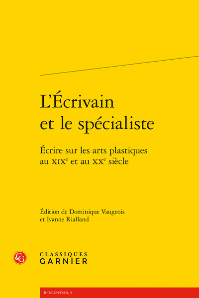 L'Écrivain et le spécialiste