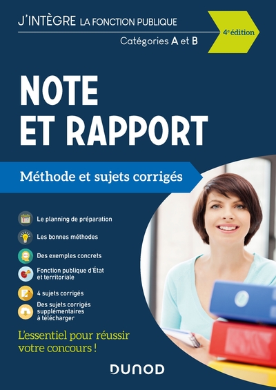 0 - Note et Rapport - Méthode et Sujets corrigés - Catégories A et B - 2021