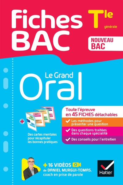 Fiches bac Le Grand Oral Tle - Bac 2025 - Collectif