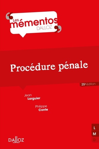 Procédure pénale - 25e éd.