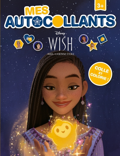 Wish, Asha Et La Bonne Étoile - Mes Autocollants - Disney