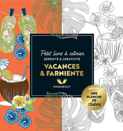 Le petit livre de coloriages - Farniente à la plage