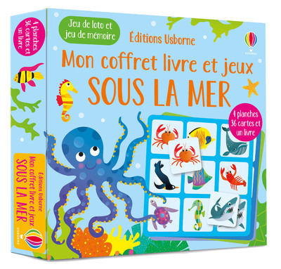 Sous la mer - Mon coffret livre et jeux - Kate Nolan