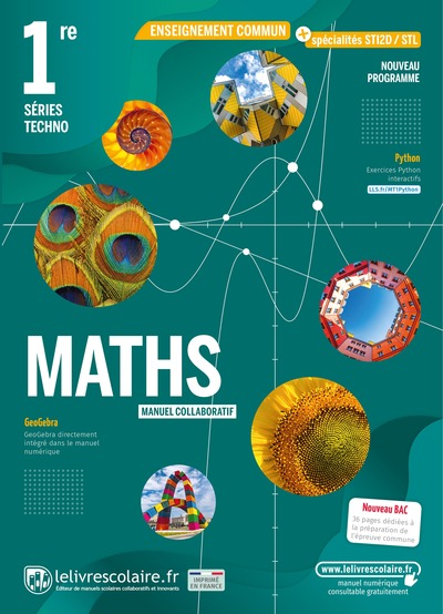 Maths séries techno, 1re