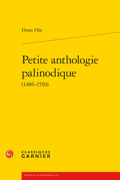 Petite Anthologie Palinodique - Denis Hüe