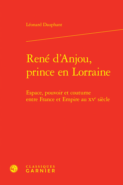 René d'Anjou, prince en Lorraine