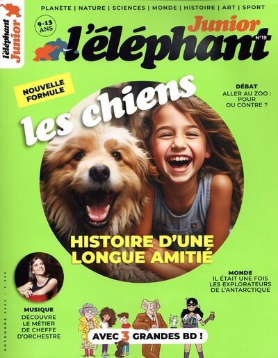 L'éléphant junior N° 19, novembre 2023 Volume 19