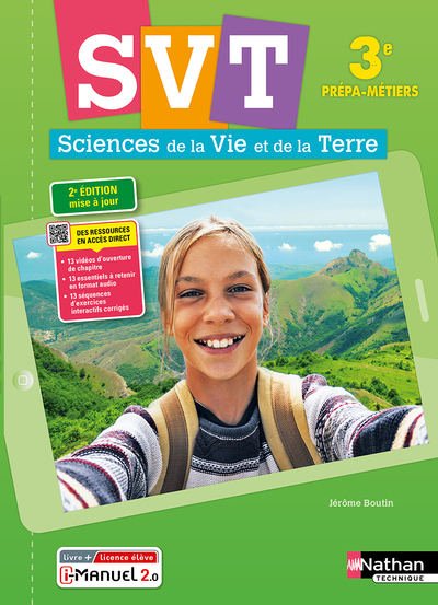 SVT Prépa Métiers SVT - Livre + licence élève 2022 - Jérôme Boutin