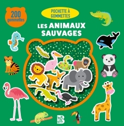 Les animaux sauvages 200 gommettes 3-4 ans - Xxx