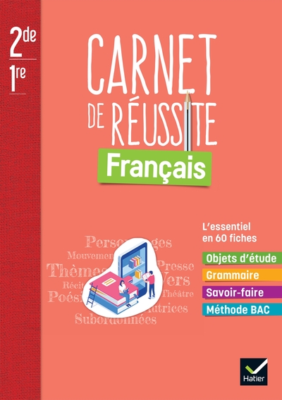 Mon carnet de réussite Français 2de/1re - Ed. 2022 - Carnet élève