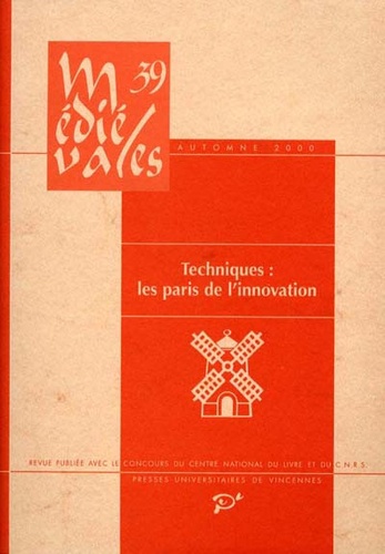 Médiévales N° 39, Automne 2000 Volume 39