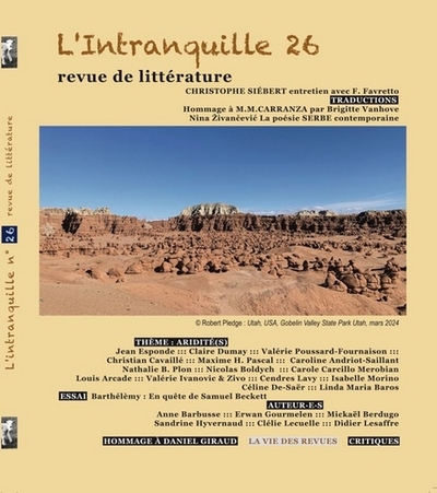 L’intranquille n° 26 - Collectif