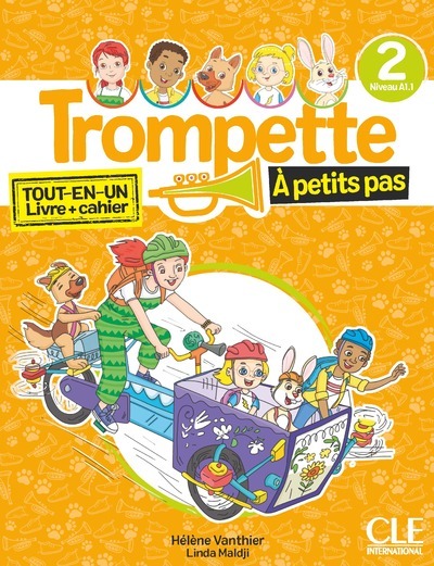 Trompette à petits pas 2 élève + exercices niveau A1.1