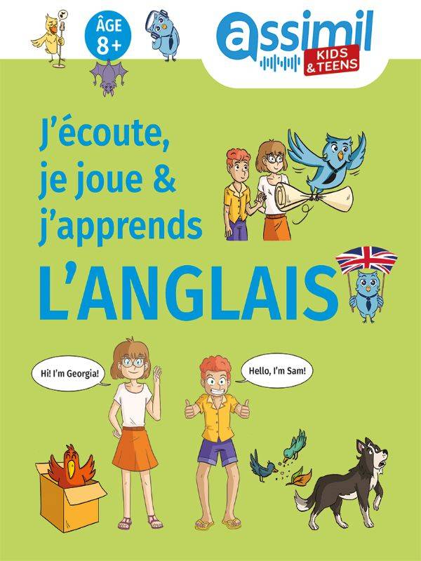 J'écoute, je joue & j'apprends l'anglais - âge 8+