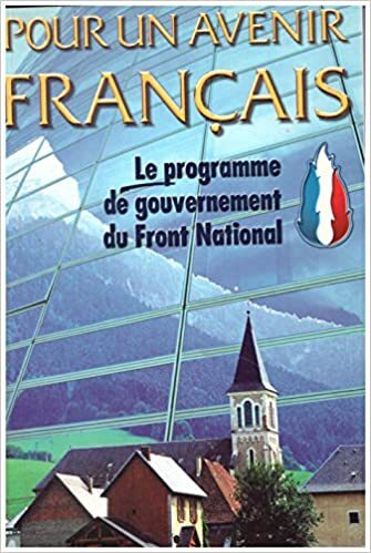 Pour un avenir français - le programme de gouvernement