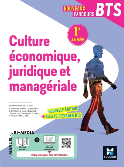 Nouveaux Parcours -  Culture économique juridique et managériale (CEJM)  BTS 1re année - Éd 2022 - Ludovic Babin-Touba