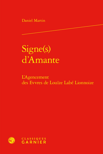 Signe(s) d'Amante - Daniel Martin