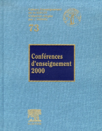 Conférences d'enseignement 2000