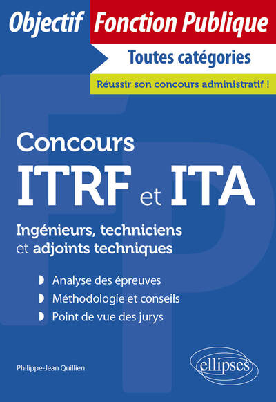 Concours Itrf Et Ita, Ingénieurs, Techniciens Et Adjoints Techniques