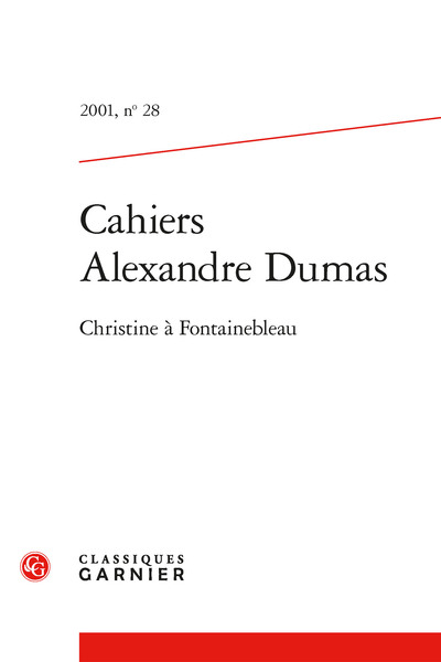 Cahiers Alexandre Dumas