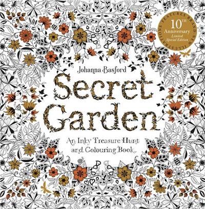 Secret Garden An Inky Treasure Hunt and Colouring Book /anglais