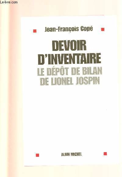 Devoir d'inventaire