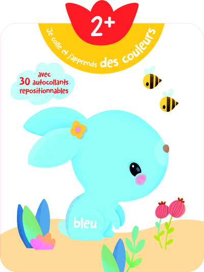 2+ Je colle et j'apprends des couleurs - Lapin - Xxx