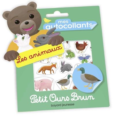 Mes autocollants Petit Ours Brun - Les animaux - Hélène Serre-de Talhouet