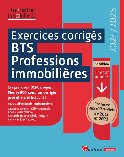 Exercices corrigés BTS Professions immobilières