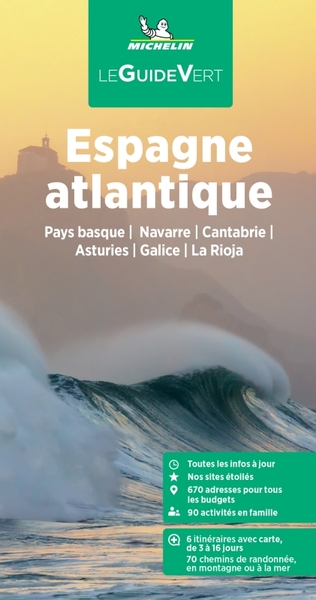 Guide Vert Espagne Atlantique, Pays Basque / Navarre / Cantabrie / Asturies / Galice / La Rioja