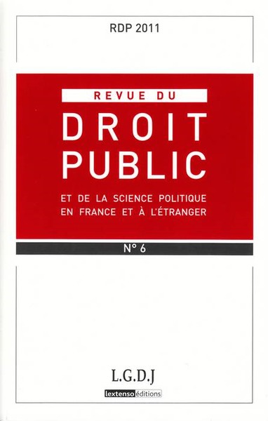 Revue Du Droit Public N 6 2011