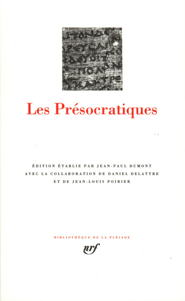 Les Présocratiques