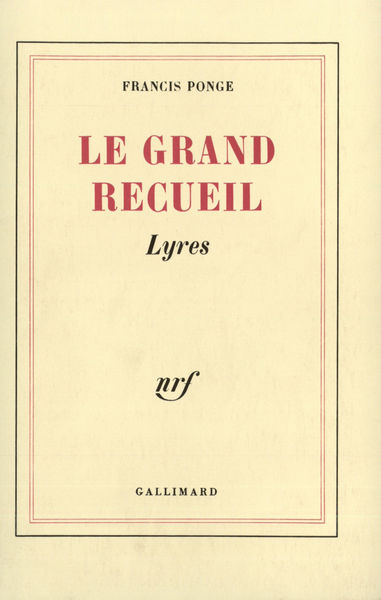 Le garnd recueil - Volume 1