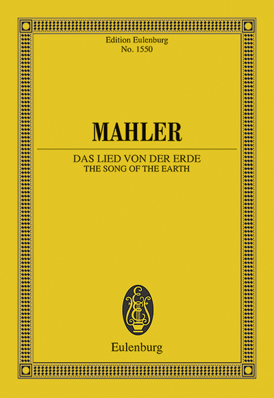 The Song Of The Earth, Orchestra. Partition D'Étude. - Gustav Mahler