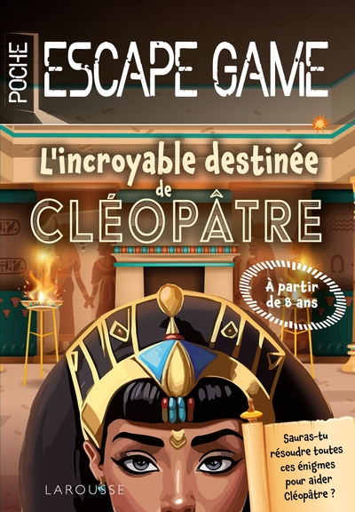 Escape game de poche junior : L'incroyable destinée de Cléopâtre - Collectif