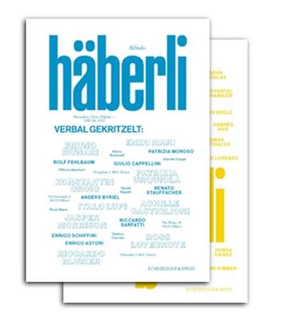 Alfredo HAberli Verbal Scribbel /anglais