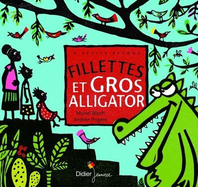 16 - Fillettes Et Gros L'Alligator