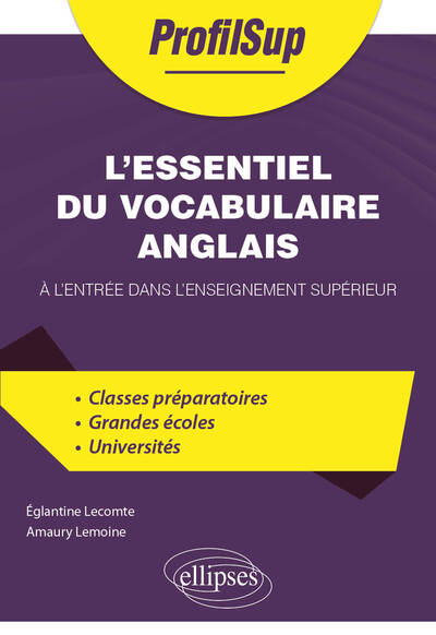 L'essentiel du vocabulaire anglais à l'entrée dans l'enseignement supérieur