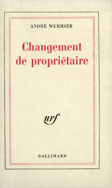 Changement de propriétaire - André Wurmser