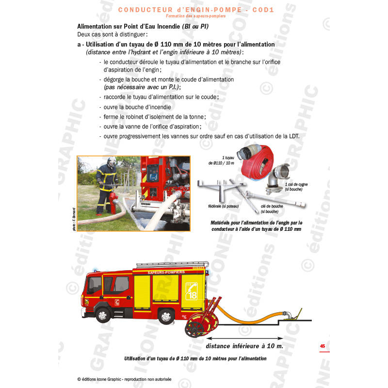 Livre Conducteur Engin Pompe - COD1