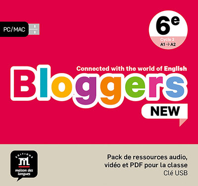 Bloggers NEW 6e - pack de ressource audio, vidéo et PDF pour la classe - Collectif