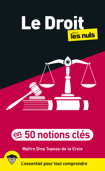 Le Droit pour les Nuls en 50 notions clés, 3e éd