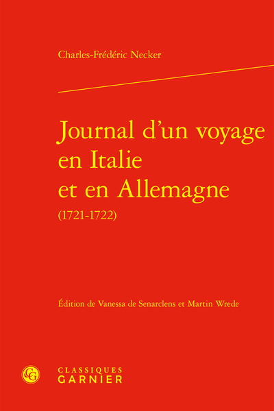 Journal d'un voyage en Italie et en Allemagne