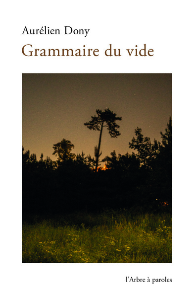 Grammaire du vide