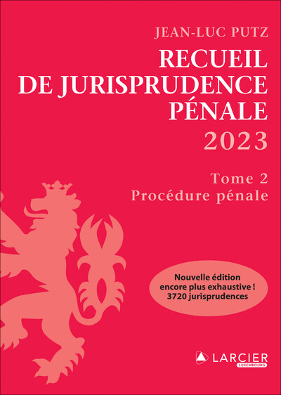 Recueil de Jurisprudence pénale - Volume 2