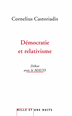 Démocratie et relativisme