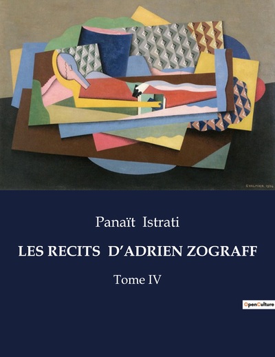 Les Recits  D'Adrien Zograff - Panaït Istrati