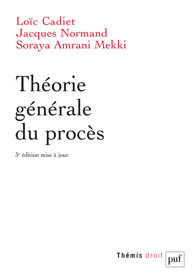 Theorie Generale Du Proces - Loïc Cadiet