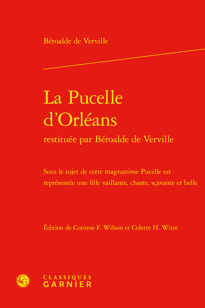 La Pucelle d'Orléans - François Béroalde de Verville