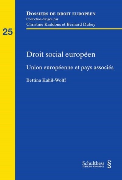 Droit social européen / Union européenne et pays associés